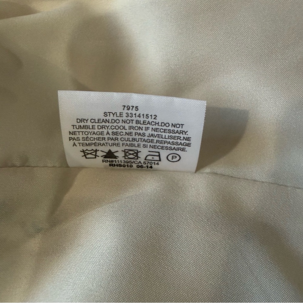 Tory Burch Floral Jacquard Crewneck Jacket with Tan Trim - Picture 9 of 11